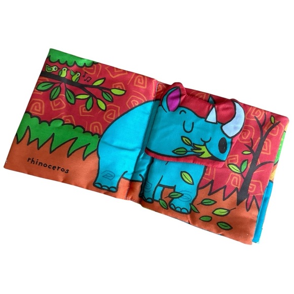 Melissa and Doug K’s Kids Wild Animals Soft Activity Book Baby Boy Girl 0+ - Picture 5 of 11